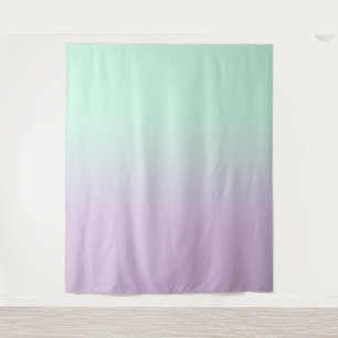Mint And Lilac Gradient Ombre Photo Backdrop