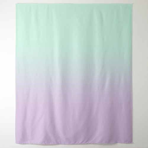Mint And Lilac Gradient Ombre Photo Backdrop
