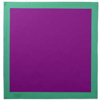 Mint and Purple Napkins