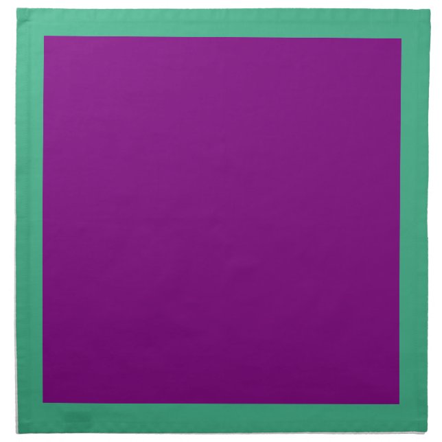 Mint and Purple Napkins (Front)