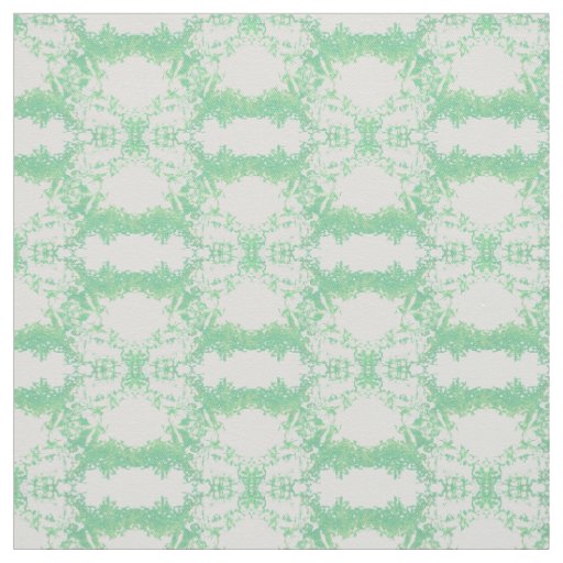 Mint and turquoise ethnic ornament. fabric
