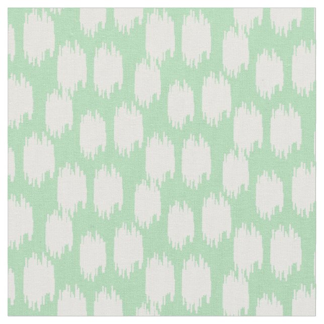 Mint Animal Print | Fabric (Close Up)