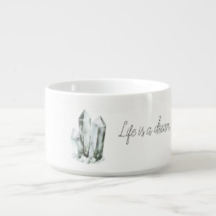 Mint Aqua Crystals Dream Bowl