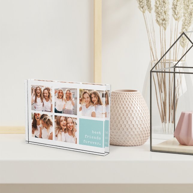 Mint | Best Friends Forever Collage Photo Block (Creator Uploaded)