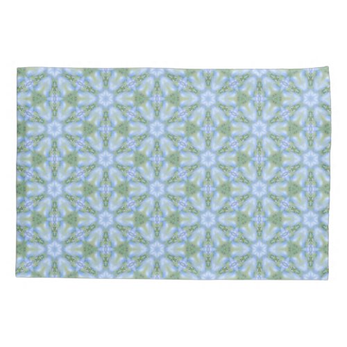 Mint blue green sweet home pattern seamless  pillow case