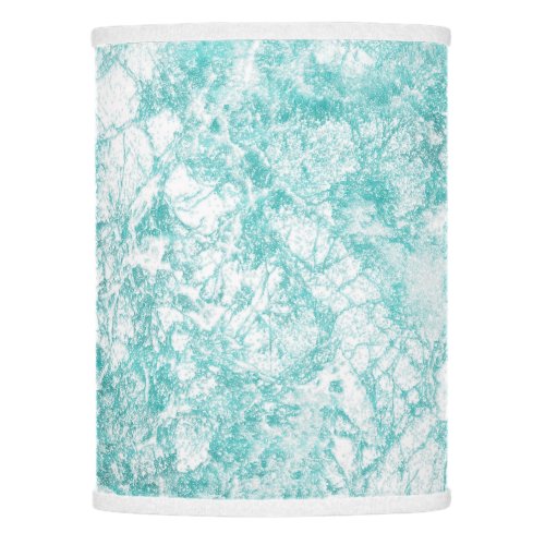 Mint Blue  White Marble Texture  Lamp Shade