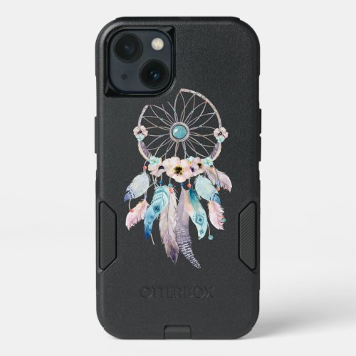 Mint Boho Dreamcatcher OtterBox iPhone 87 Case