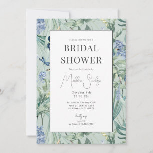 Mint Botanical Garden Bridal Shower Invitation