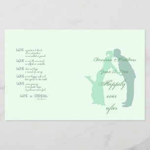 Mint Bride and Groom Flyer