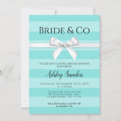 Mint Bride & Co. Bridal Shower Invitation (Front)