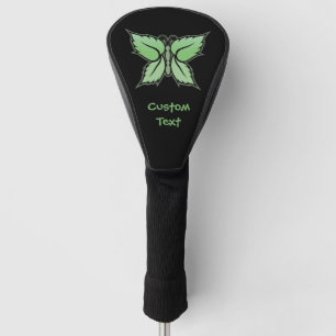 Mint Butterfly Golf Head Cover