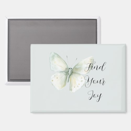 Mint Butterfly Joy Magnet