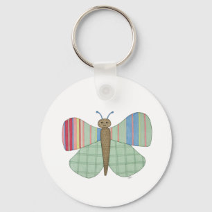 Mint Butterfly Keychain