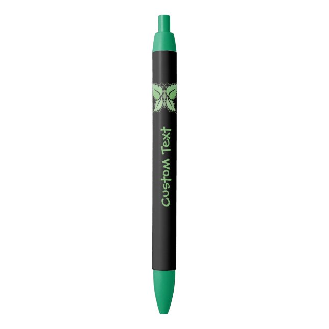 Mint Butterfly Pen (Front Vertical)