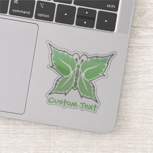 Mint Butterfly Sticker