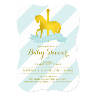 Horse Baby Shower Invitations Zazzle