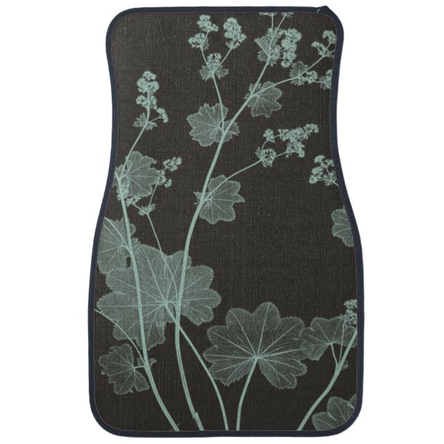 Mint & Charcoal Nature Study I Car Mat (Front)
