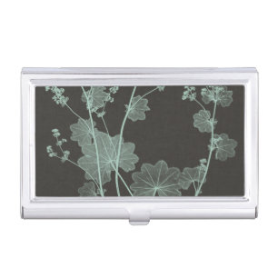 Mint & Charcoal Nature Study I Case For Business Cards
