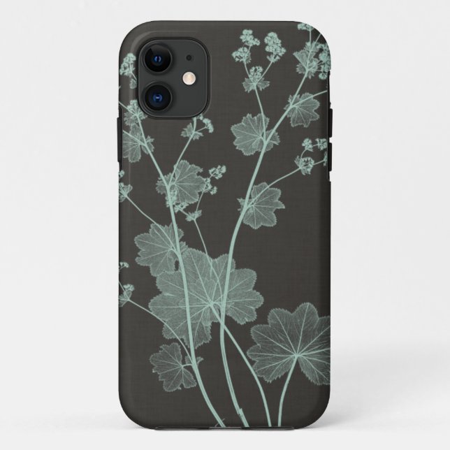 Mint & Charcoal Nature Study I Case-Mate iPhone Case (Back)