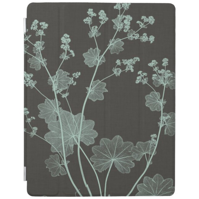 Mint & Charcoal Nature Study I iPad Smart Cover (Front)