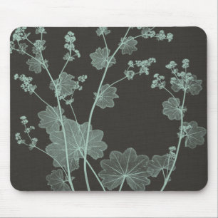 Mint & Charcoal Nature Study I Mouse Pad