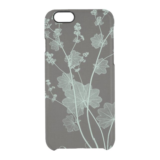 Mint & Charcoal Nature Study I Uncommon iPhone Case (Back)