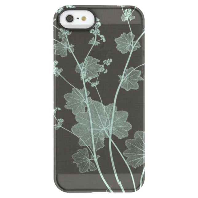 Mint & Charcoal Nature Study I Uncommon iPhone Case (Back)