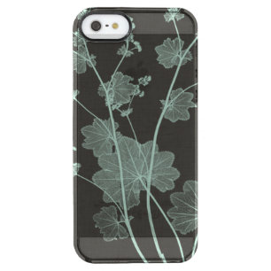 Mint & Charcoal Nature Study I Clear iPhone SE/5/5s Case