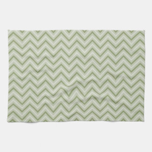 Mint Chevron Towel