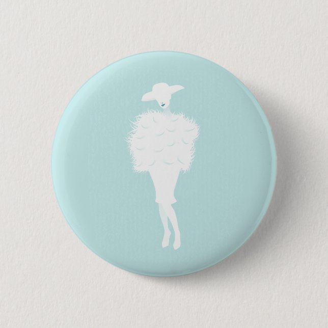 Mint Chic Pinback Button (Front)
