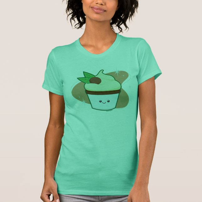 Mint Chip Cupcake T-Shirt (Front)