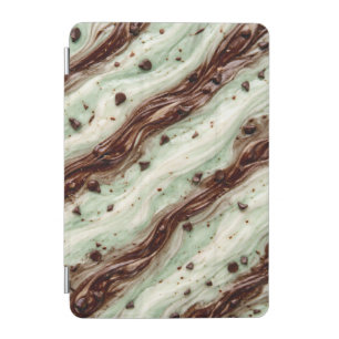 Mint Chocolate Chip Milkshake Marble Design iPad Mini Cover