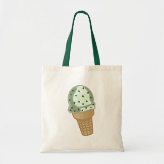 Mint Chocolate Chip Tote Bag