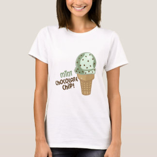 Mint Chocolate Chip with text T-Shirt
