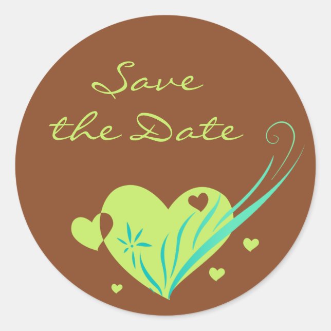 Mint Chocolate Classic Round Sticker (Front)