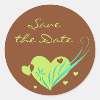 Mint Chocolate Classic Round Sticker