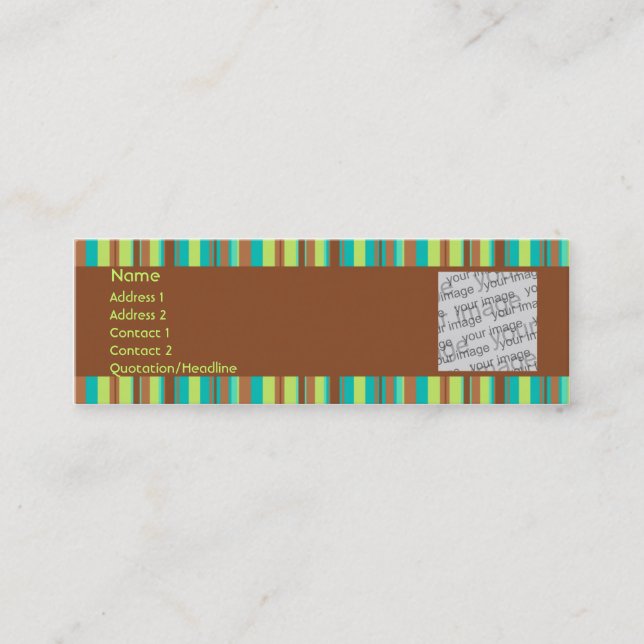 Mint Chocolate Profile Card (Front)