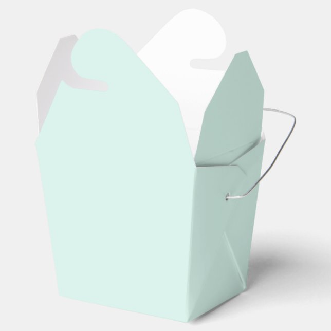 Mint Cloud Favor Boxes (Opened)