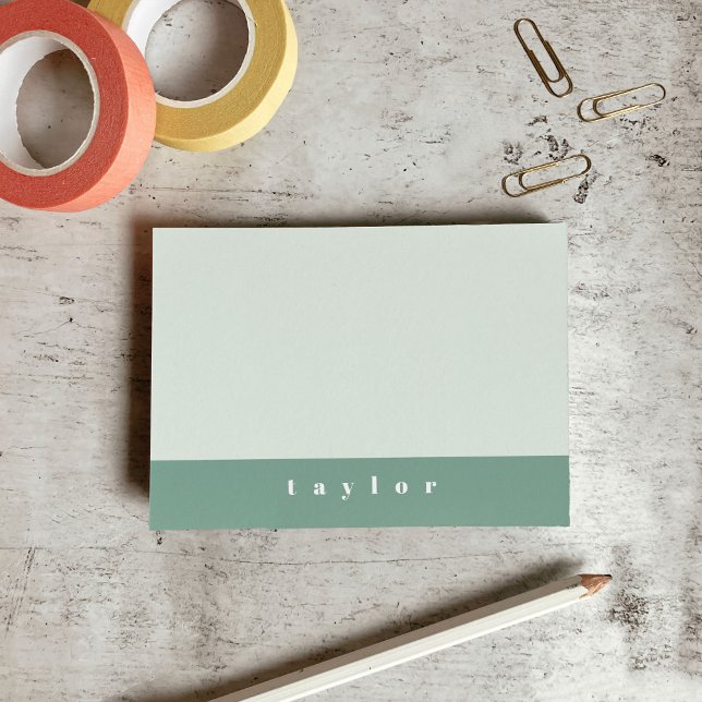 Mint Color Block Post-it Notes (Mint Color Block Post-it Notes)