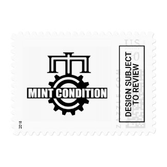 Mint Condition Cog Logo Stamp
