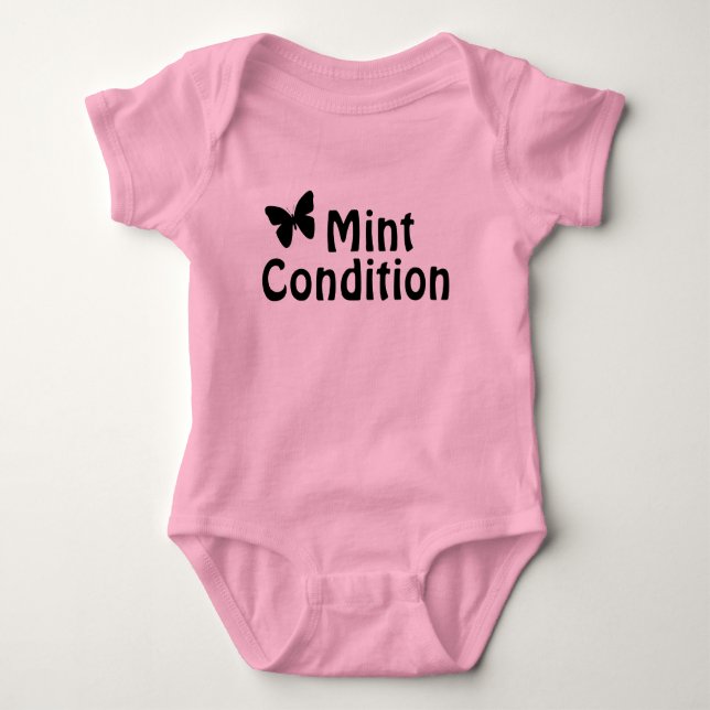 Mint Condition Girl's Baby Bodysuit (Front)