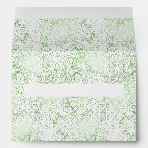Mint Confetti Dots Envelope