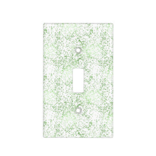 Mint Confetti Dots Light Switch Cover