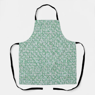 mint cream celadon light green blue gray apron