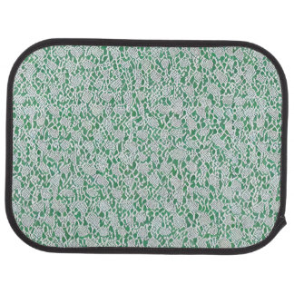 mint cream celadon light green blue gray car floor mat