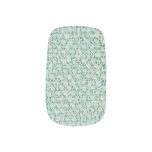 mint cream celadon light green blue gray minx nail art