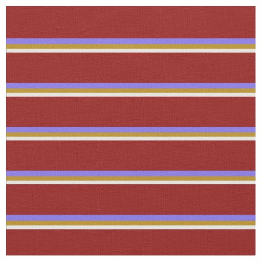 Mint Cream, Goldenrod, Medium Slate Blue, Dark Red Fabric