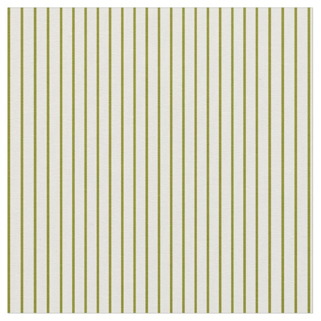 Mint Cream & Green Colored Stripes Pattern Fabric (Close Up)