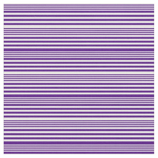 Mint Cream & Indigo Colored Stripes Fabric