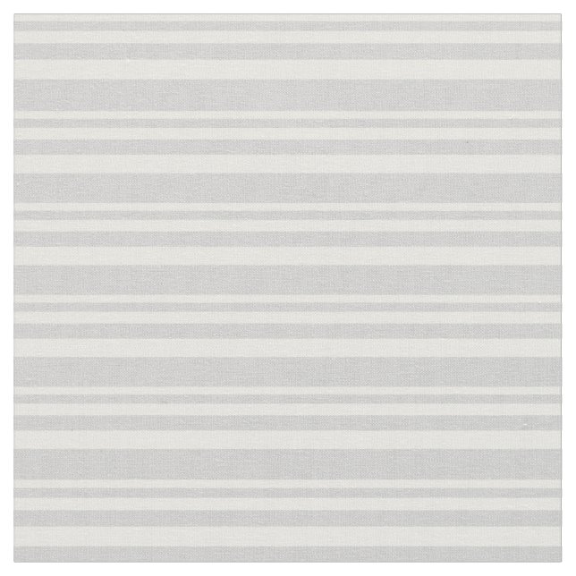 Mint Cream & Light Gray Stripes/Lines Pattern Fabric (Close Up)